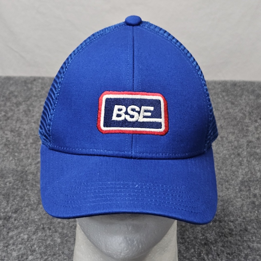 BSE Border States Energy Trucker Hat Blue Patch Snapback Cap Industrial Workwear